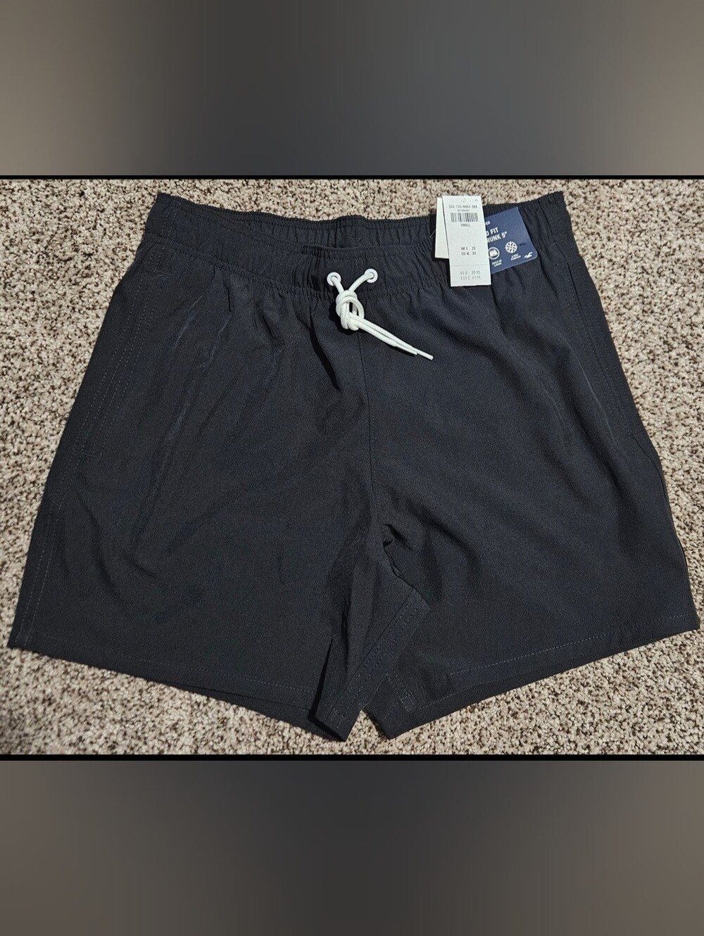 Men's Black Swim Trunk